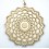 Chakra Sahasrara en bois relief