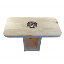 Banc de méditation Yggdrasil - Pin