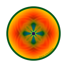 Disque harmonisant - Mandala Guérison