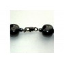 Shungite - Collier perles "cubes" et perles noires