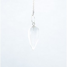 Pendule goutte cristal de roche