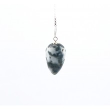 Pendule goutte agate mousse