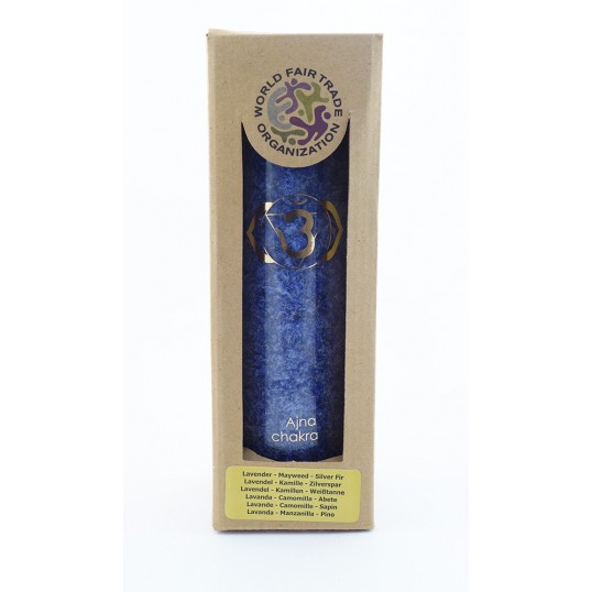 Bougie Yogi & Yogini - 6ème chakra (Ajna)