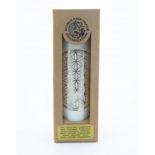 Bougie Yogi & Yogini - fleur de vie blanche
