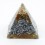 Orgonite - Pyramide avec cristal L&eacute;murien