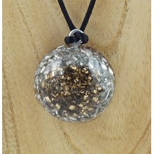 Orgonite - pendentif bombé