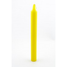 Bougie teintée masse - jaune vif