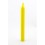 Bougie teintée masse - jaune vif