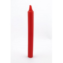 Bougie teintée masse - rouge