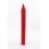 Bougie teintée masse - rouge