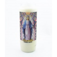 Bougie neuvaine - Vierge Marie