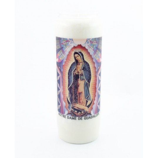 Bougie neuvaine - Notre Dame de Guadalupe