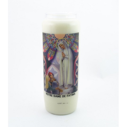 Bougie neuvaine - Notre Dame de Fatima