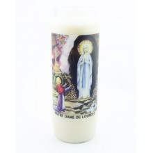 Bougie neuvaine - Notre Dame de Lourdes