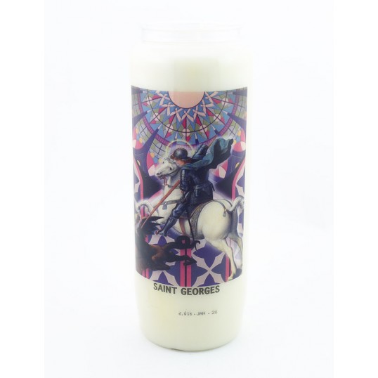 Bougie neuvaine - Saint Georges