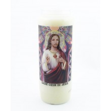 Bougie neuvaine - Sacré Coeur de Jésus