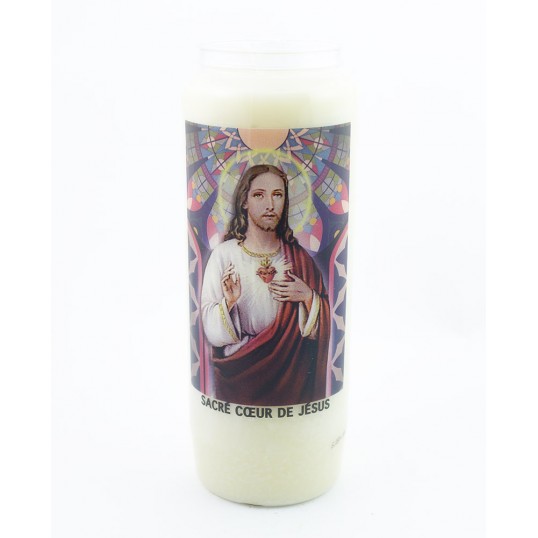 Bougie neuvaine - Sacré Coeur de Jésus