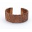 Bracelet cuivre - tressé large