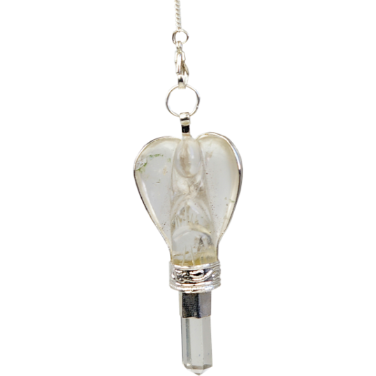 Pendule Ange en cristal de roche