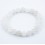 Bracelet perles 8mm - pierre de lune blanche
