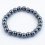Bracelet perles 8mm - hématite