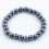 Bracelet perles 8mm - h&eacute;matite