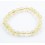 Bracelet perles 8mm - citrine