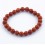 Bracelet perles 8mm - jaspe rouge
