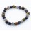Bracelet perles 8mm - protection A - 3 pierres