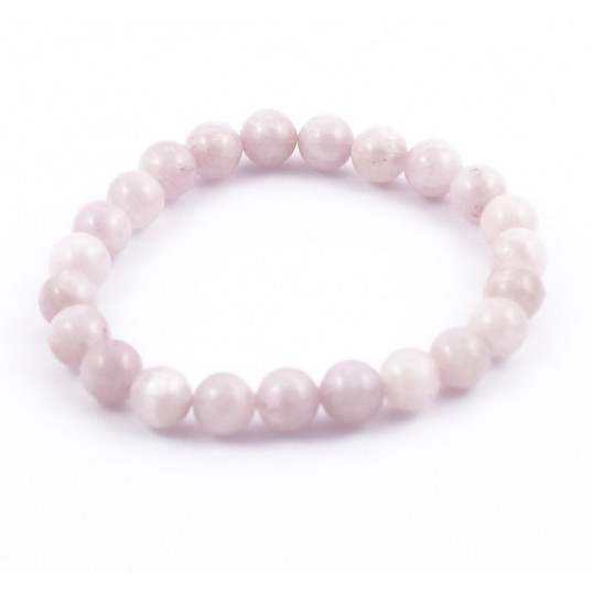 Bracelet perles 8mm - kunzite