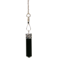 Pendule Pointe en Tourmaline noire