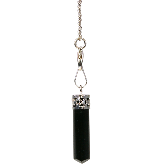 Pendule Pointe en Tourmaline noire