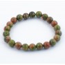 Bracelet perles 8mm - unakite