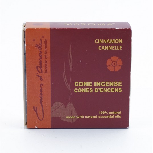 Encens cônes Auroville - Cannelle