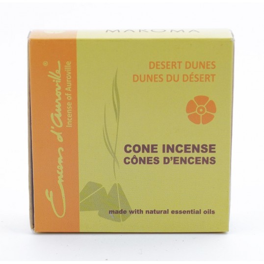 Encens cônes Auroville - Dunes du désert