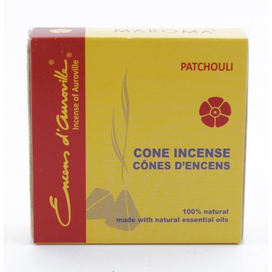 Encens cônes Auroville - Patchouli