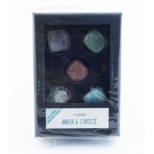 Pierres Roulées - coffret amour et stabilité