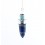 Pendule - Pointe lapis lazuli et remplissage larimar