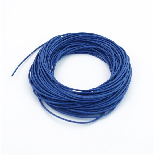 Cordon pour pendentif - bleu (1m)