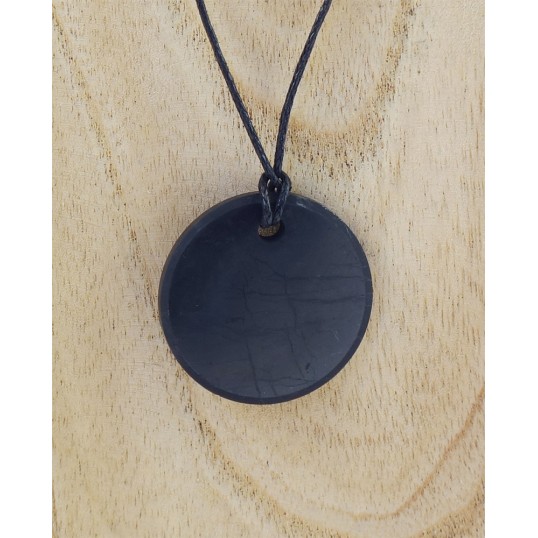 Shungite - Pendentif rond 3cm