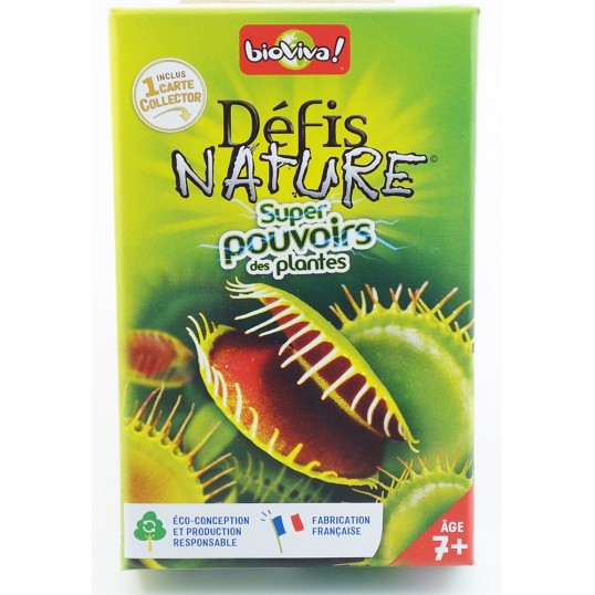 Jeux enfants - Défis nature : Super pouvoirs des plantes