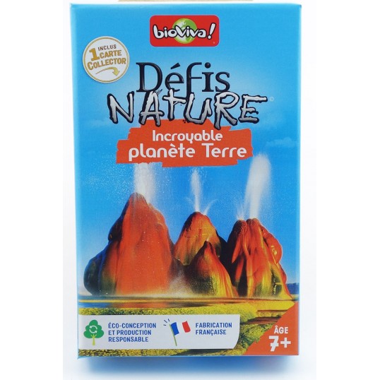 Jeux enfants - Défis nature : Incroyable planète Terre