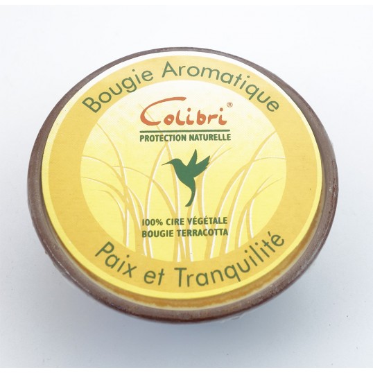 Anti-moustique - bougie en cire végétale citronnelle