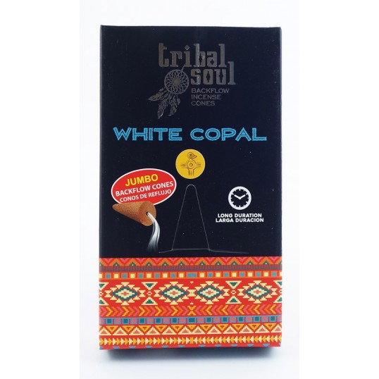 Encens Tribal Soul - copal blanc cônes à reflux