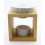 Lampe aromatique - bambou et céramique yggdrasil