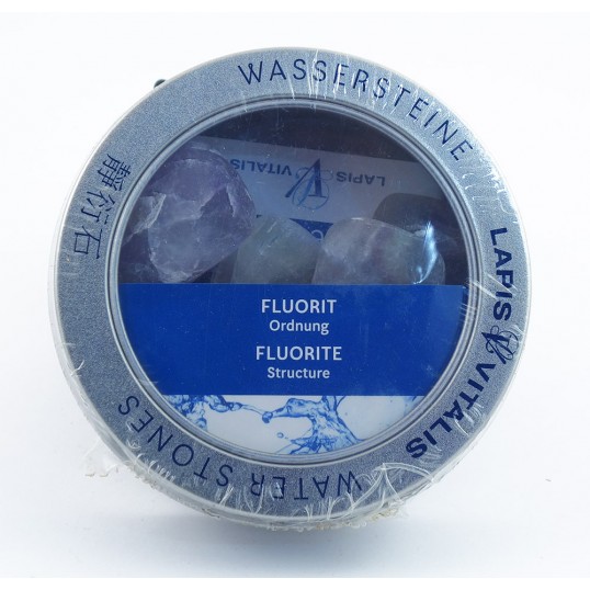 Pierres pour l'eau - structure (fluorite)