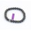 Bracelet perles 6mm - pyrite
