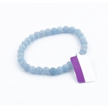 Bracelet perles 6mm - angélite