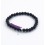 Bracelet perles 6mm - onyx noir