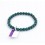 Bracelet perles 6mm - malachite (foncée)